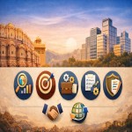 Corporate business with growth